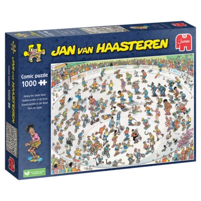 Jumbo Spiele 1110100023 Jan van Haasteren Skateboarden in der Bowl 1000T