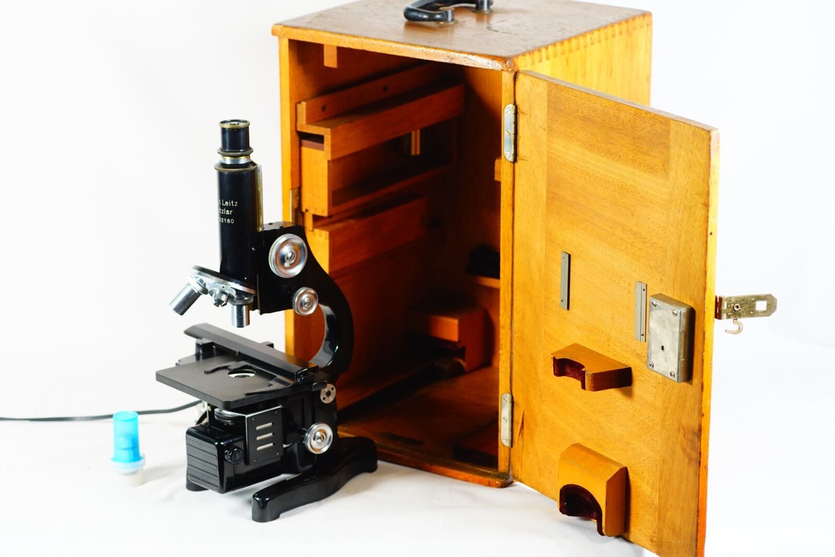 Ernst Leitz Wetzlar Microscope Vintage Leitz Microscope Ernst Leitz Wetzlar Microscope Vintage Leitz Microscope