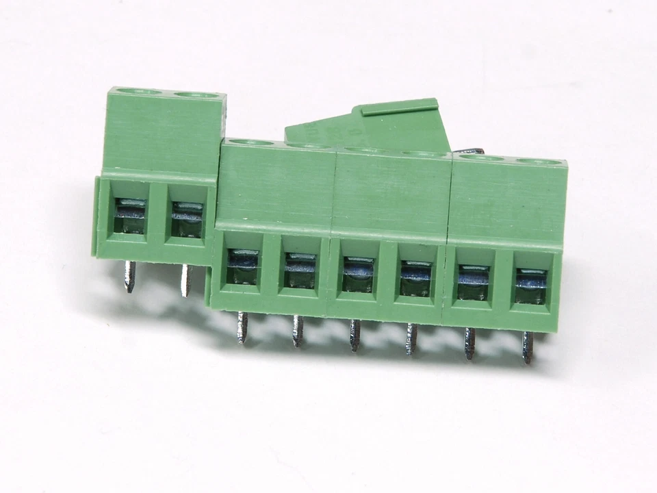5-50pcs KF128-2P PCB Mount Terminal Block - 2 Pin 5MM Pitch Screw Terminal - Image 2 of 4