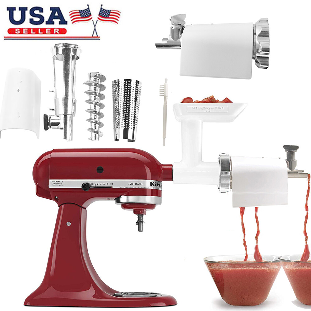Tomato Juicer Fruit & Vegetable Strainer Attachment For Kitchenaid Food