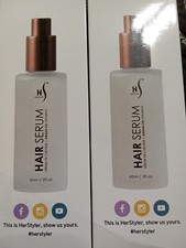 Herstyler HS Anti Frizz Argan Oil Vit E Hair Serum for Shine - NIB 2 bottles