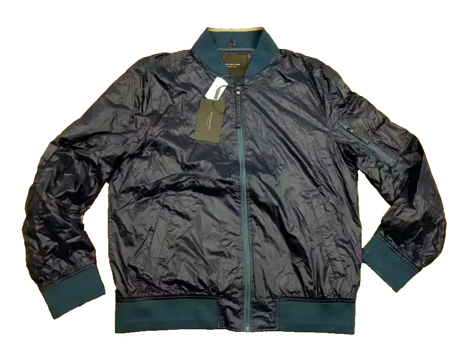 Marc New York Andrew Marc XL Blue Water Resistant Jacket Full Zip New With Tags