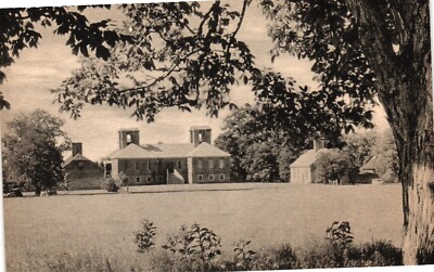 c1940 Stratford Hall Exterior Westmoreland County Virginia VA Vintage Postcard