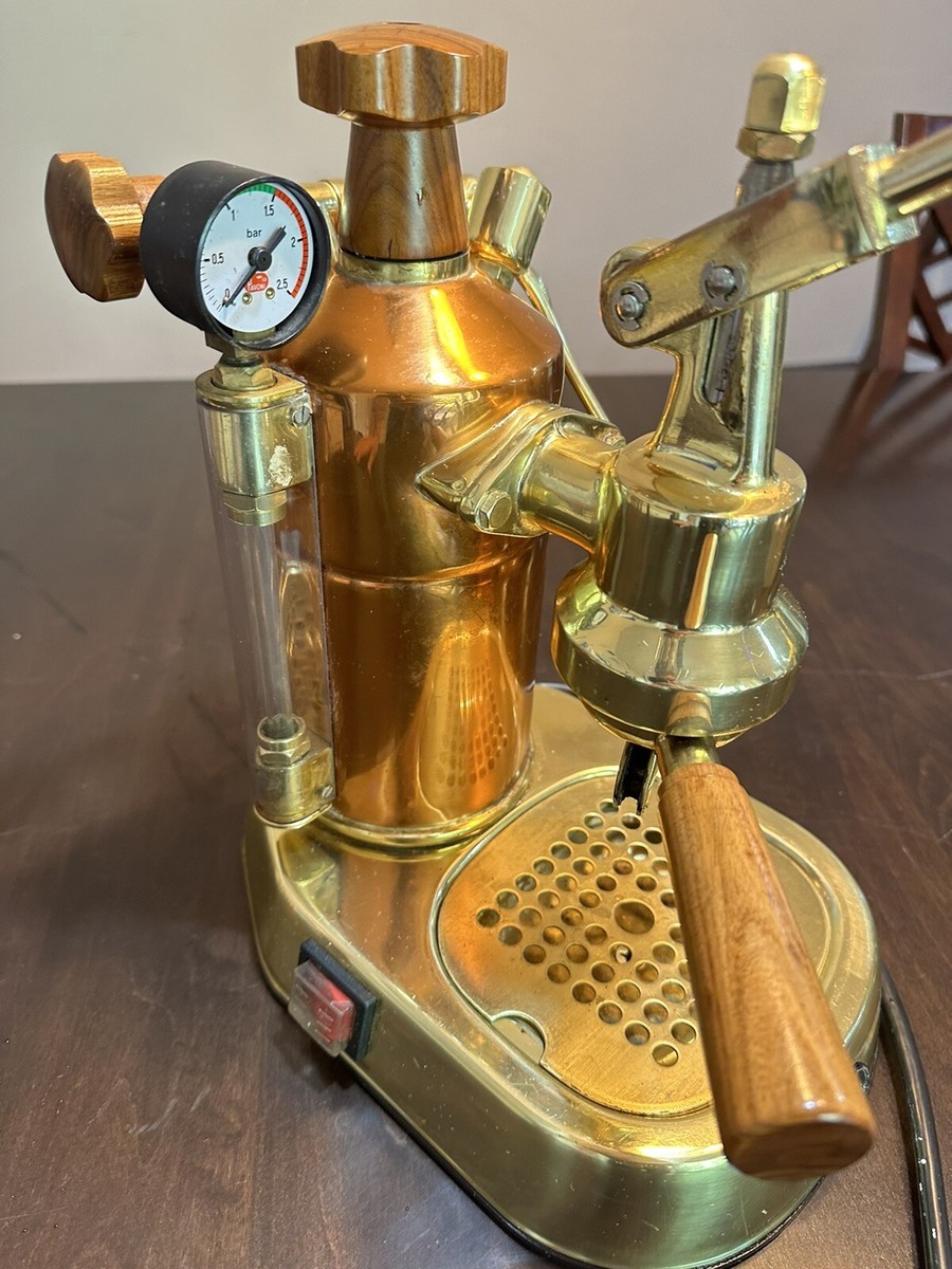 La Pavoni Europiccola Copper and Brass Espresso Machine for La Pavoni Europiccola Copper and Brass Espresso Machine for