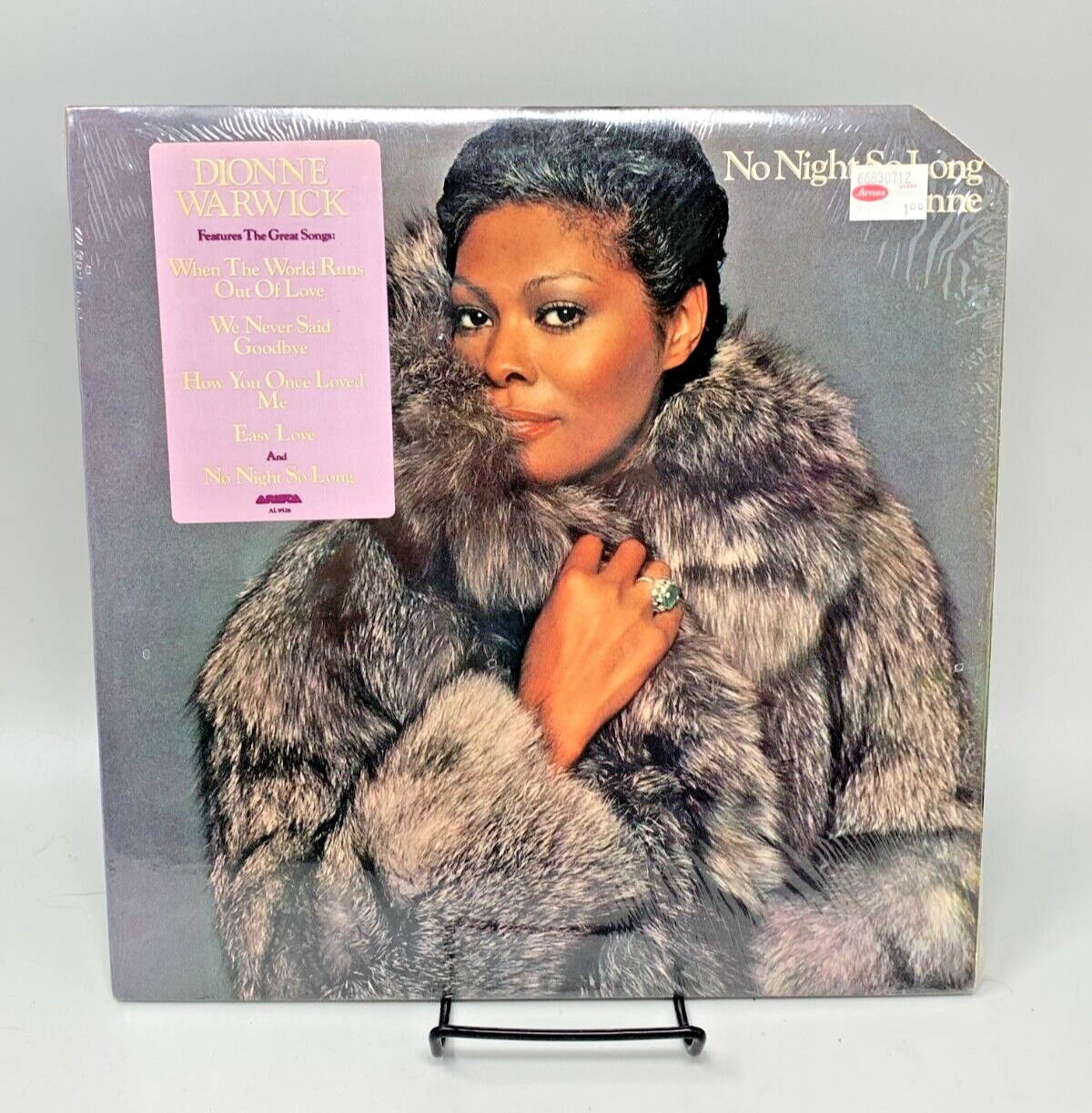 No Night So Long Dionne Warwick LP Vinyl Album 1980 Arista Records AL9526