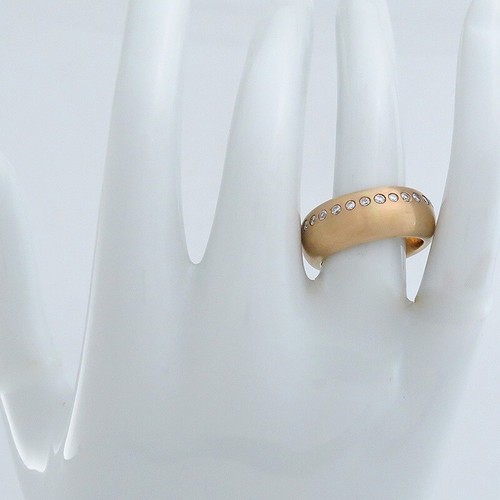 Brillant-Memoire-Ring ges. ca. 0,56ct - Brillanten (Diamant) - 14K/585 Gelbgold - Bild 2 von 6