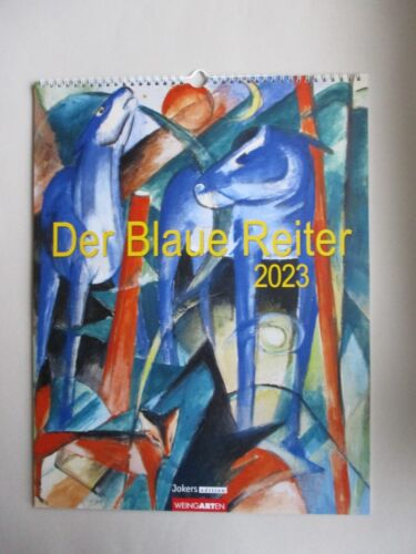 Kunstkalender BLAUER REITER 2023  Weingarten  ( Jokers edition  ) Münter Macke - Bild 1 von 3