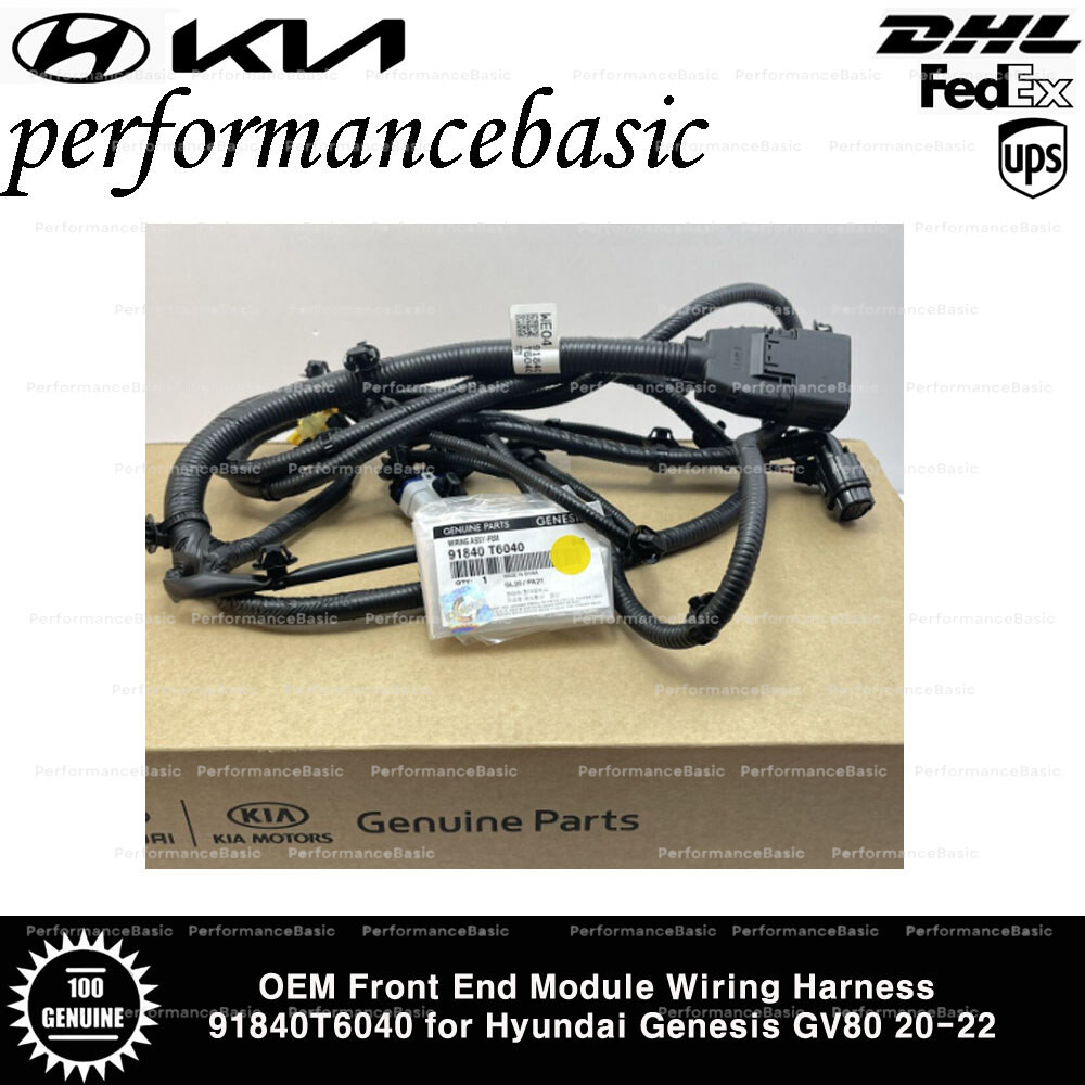 OEM Front End Module Wiring Harness 91840T6040 for Hyundai Genesis