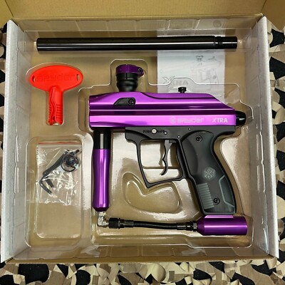 NEW Kingman Spyder Xtra Semi-Auto Paintball Gun - Gloss Purple | eBay