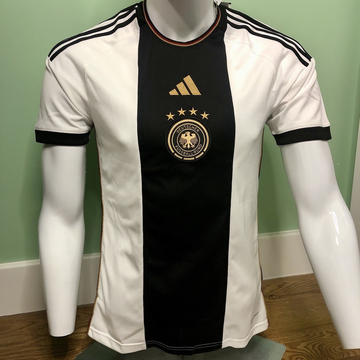 Adidas Germany Soccer 2022 Home Stadium Jersey HJ9606 Men's White
