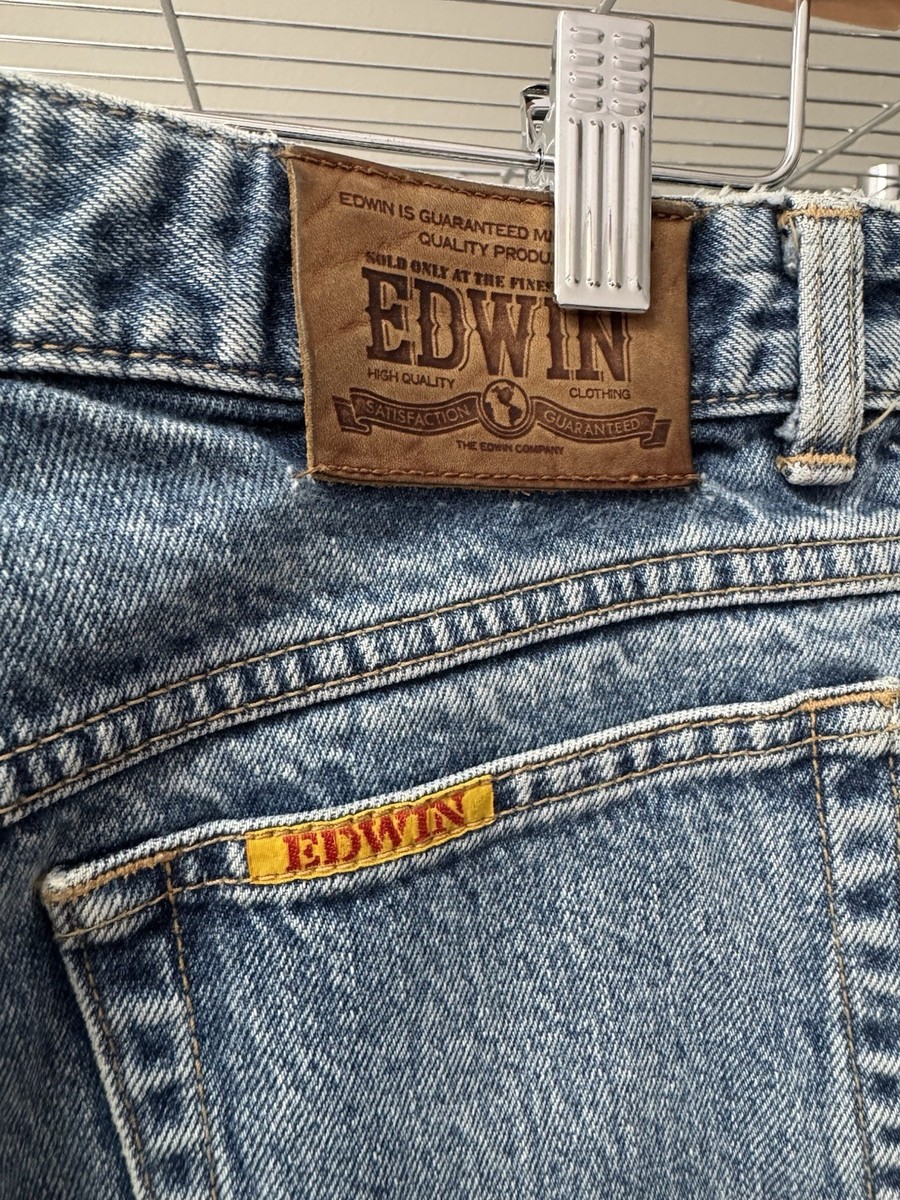 Edwin Jeans Vintage 90s Light Stone Wash 31x32 Made in Japan | eBay