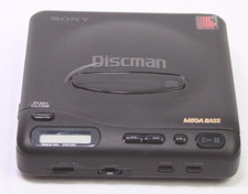 Vintage 1991 Sony DiscMan D-11 Portable CD Player Mega Bass Parts Repair