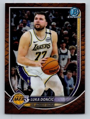 2025-26 Bowman #BCV-123 Luka Dončić Chrome Reptilian Refractors