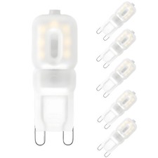Lampe LED G9 de 3W, 300 lumens, 6000k Ampoule LED sans scintillement blanc