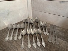 International Silver Stainless Verona Lot Of 20 Serving Forks Spoons Knives