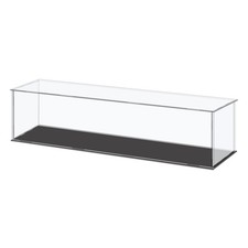 Acrylic Display Case Box Cube Storage Small Dustproof Showcase 41x11x10.5cm