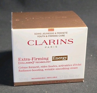 Clarins Extra-Firming Energy Refillable Moisturizer 1.7 oz. NIB $105 Retails NEW