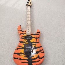 Kramer Pacer Vintage E-Gitarre Orange Burst mit Tiger 2012 Korea