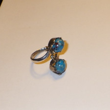 Vintage Sterling Silver  Turquoise Ring C2