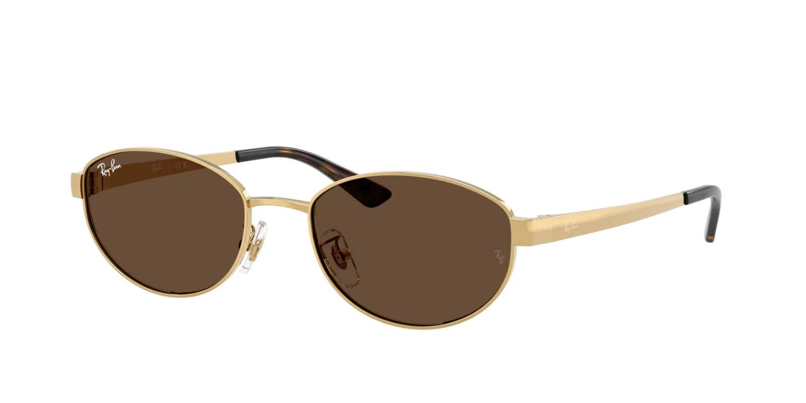 Ray Ban Sunglasses RB3774D  001/73 GOLD/DARK BROWN LENS  55MM