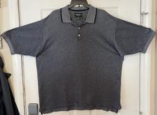 Eddie Bauer Golf Men's Size XL Vintage Heather Blue/Gray Polo Shirt