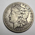 1881-CC Carson City Mint Morgan Silver Dollar VF