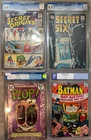 Lot of 4 Graded DC Silver Age Batman Plop 80 Page Giant Secret Origins CGC CGG