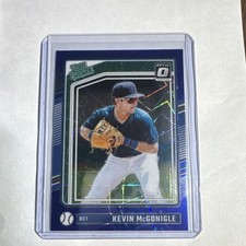 Panini 2024 Donruss Optic Blue Velocity Prizm Kevin McGonigle #198 Detroit Base…