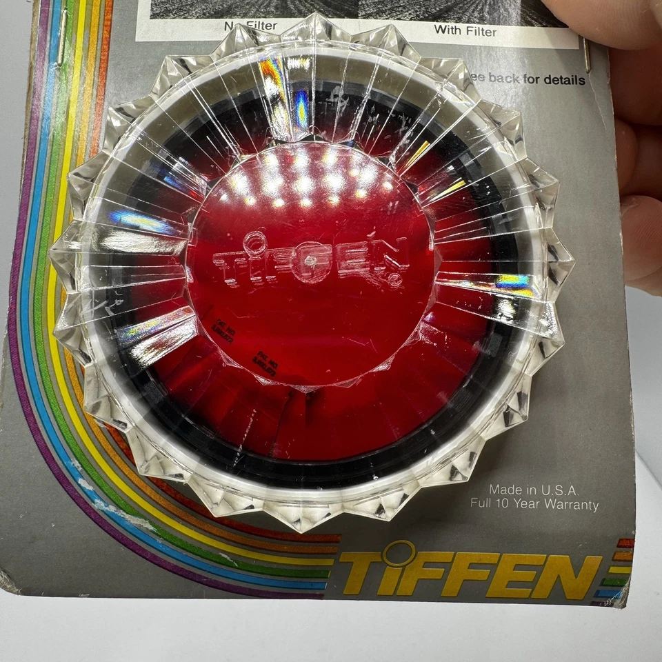 Tiffen #25A Red 1 Filter 62mm For Panchromatic B/W Film NOS - New & Sealed - - Image 3 of 4
