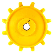 Gough Engineering B20191 Gear 1-1/2" Bore 12 Teeth 12" OD 2" Width Yellow