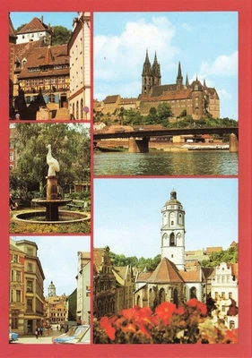 Meißen -  Dom und Albrechtsburg - Sachsen, DDR,  ungelaufen - Bild 1 von 2