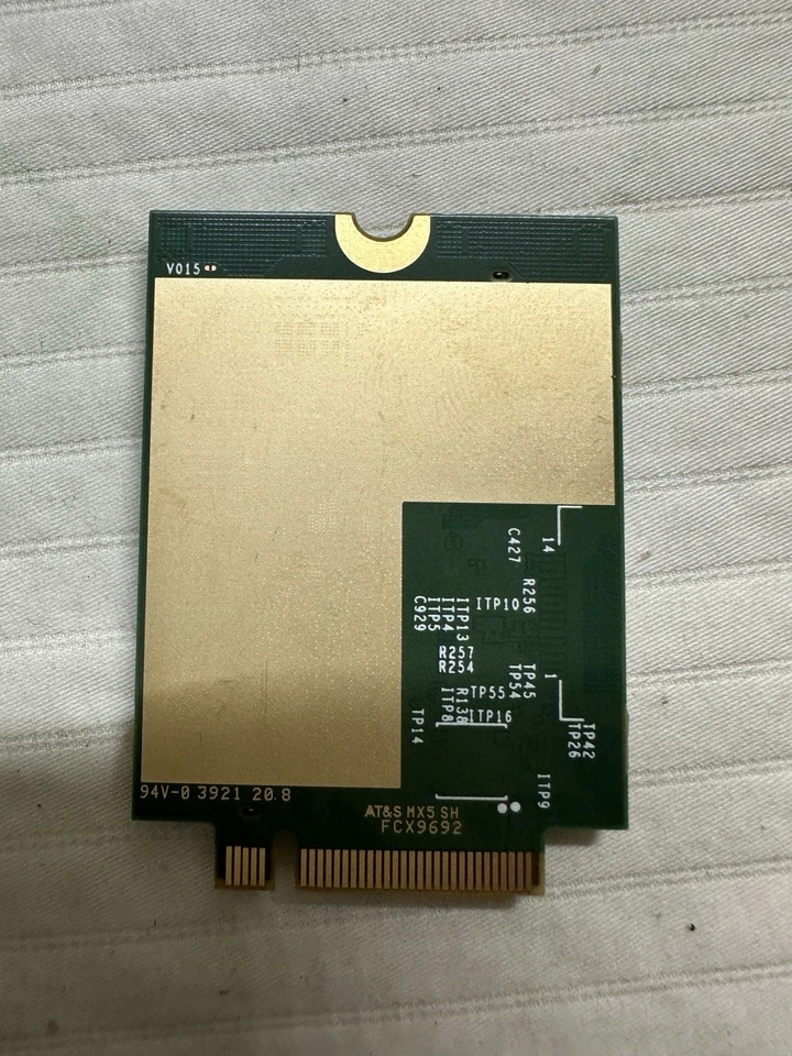 Dell Latitude 7420 5420 Snapdragon X20 LTE 4G CELL T77W968 DW5821e 6V6DP - Image 2 of 2