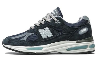 New Balance 991v2 MiUK Dark Navy - U991NV2 Size