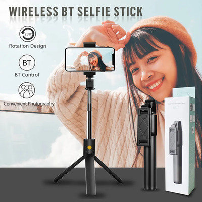 Selfie Stick Stativ Teleskop Stange Smartphone Handy für iPhone 16/15/14/13/12