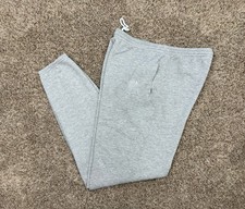 90s USA Olympics Sweatpants Men Large Gray Fleece Drawstring Made In USA - Read