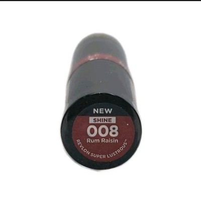 Revlon Super Lustrous Glass Lipstick - 008 Rum Raisin NEW