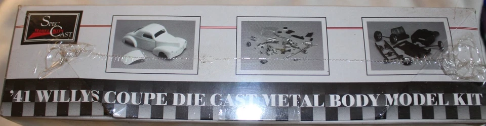 Speccast 41 Willys coupe street rod die cast model kit NEW IN SEALED BOX - Image 2 of 4