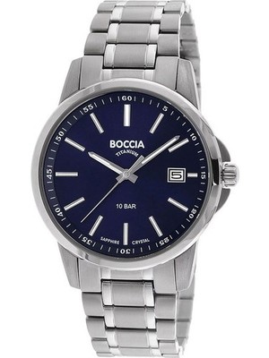 Boccia 3633-04 men`s watch titanium Mens Watch 40mm 10ATM