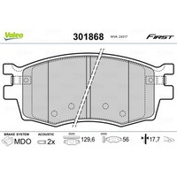Valeo BremsbeläGe Vorne FüR Hyundai Accent III Stufenheck I20 KIA Rio II