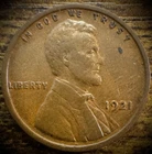 1921 Lincoln Wheat Penny Cent VF