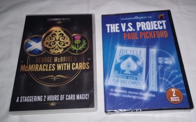 Card Magic 2 Dvd Lot George McBride Paul Pickford Gambling UK
