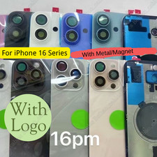 Back Glass Replacement Lot With Metal Magnet For iPhone16/16 Plus/16 ProMax/16e
