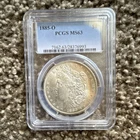 Morgan Dollar 1885-O PCGS MS 63 New Orleans $1 Silver Coin 0.9 Fineness