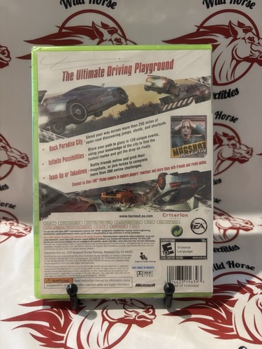 Burnout Paradise Xbox 360 Brand New/Sealed *RIP IN SEAL - Fast Free Shipping - Picture 2 of 3