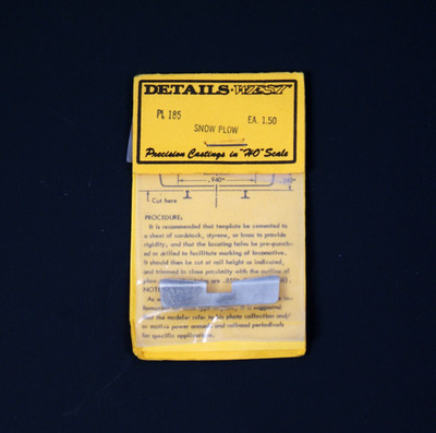 Details West PL-185, Snow Plow Road Units, NOS HO Scale Parts