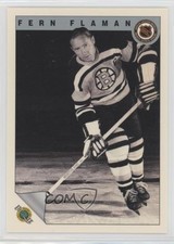 1991-92 Ultimate Original Six Blank Backed Promos Fern Flaman HOF 0q3
