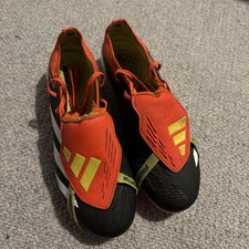 Botas de fútbol Addias Predator FT naranja/negro/blanco