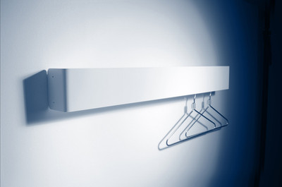 Radius Design - Radius II Garderobenleiste / Wandgarderobe, hochwertiger Stahl
