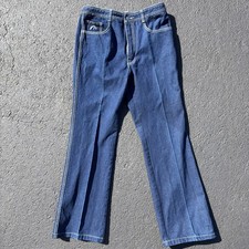 VINTAGE 80'S JORDACHE HORSEHEAD HIGH WAIST STRAIGHT UNISEX JEANS 36by30