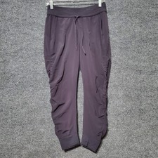 ATHLETA Attitude Lined Mid Rise Jogger Size 2/Petite Gray Pant Womens Yoga Dance